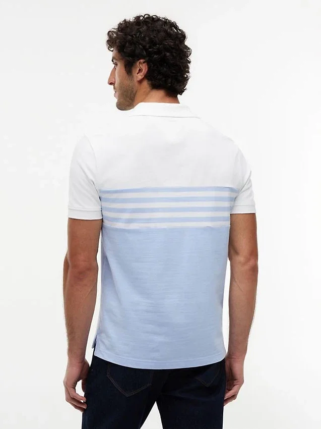 Regular Fit Colorblock Pique Polo Regular Fit Colorblock Pique Polo
