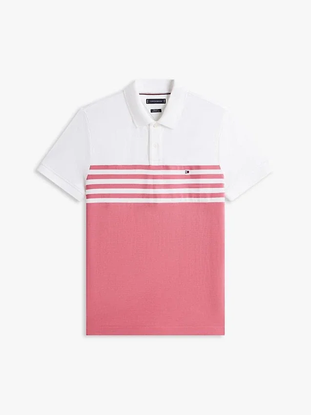 Regular Fit Colorblock Pique Polo Regular Fit Colorblock Pique Polo
