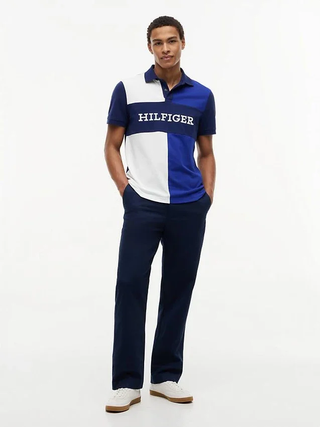Regular Fit Colorblock Polo Regular Fit Colorblock Polo