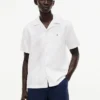 Regular Fit Cotton-Linen Camp Shirt