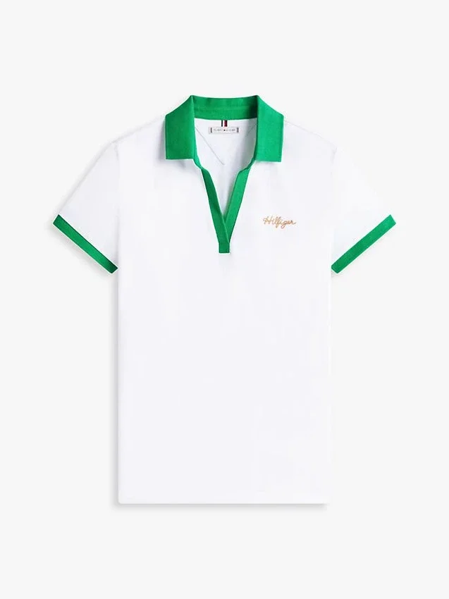 Regular Fit Embroidered Script Logo Polo Regular Fit Embroidered Script Logo Polo