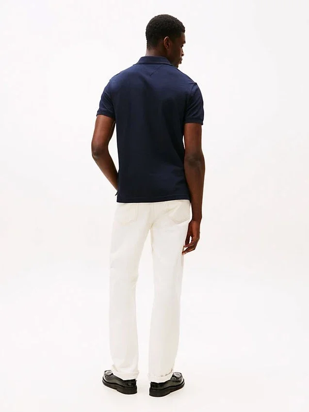 Regular Fit Embroidered Stripe Polo Regular Fit Embroidered Stripe Polo