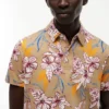 Regular Fit Floral Print Jersey Polo Regular Fit Floral Print Jersey Polo