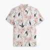 Regular Fit Floral Print Jersey Polo Regular Fit Floral Print Jersey Polo