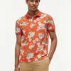Regular Fit Floral Print Polo Regular Fit Floral Print Polo