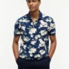Regular Fit Floral Print Polo Regular Fit Floral Print Polo