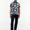 Regular Fit Floral Print Polo Regular Fit Floral Print Polo