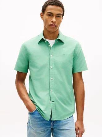 Regular Fit Garment-Dyed Oxford Shirt Regular Fit Garment-Dyed Oxford Shirt