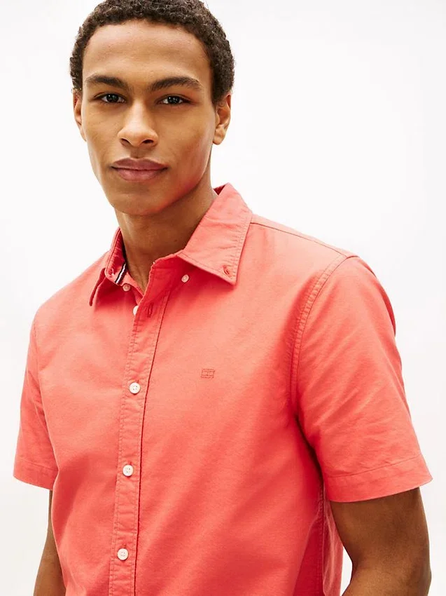 Regular Fit Garment-Dyed Oxford Shirt Regular Fit Garment-Dyed Oxford Shirt