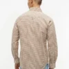Regular Fit Gingham Linen-Blend Shirt Regular Fit Gingham Linen-Blend Shirt