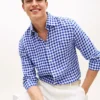 Regular Fit Gingham Linen Shirt Regular Fit Gingham Linen Shirt
