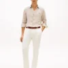 Regular Fit Gingham Linen Shirt Regular Fit Gingham Linen Shirt