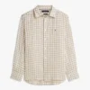 Regular Fit Gingham Linen Shirt Regular Fit Gingham Linen Shirt
