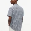Regular Fit Glen Plaid Linen-Blend Shirt Regular Fit Glen Plaid Linen-Blend Shirt