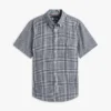Regular Fit Glen Plaid Linen-Blend Shirt Regular Fit Glen Plaid Linen-Blend Shirt