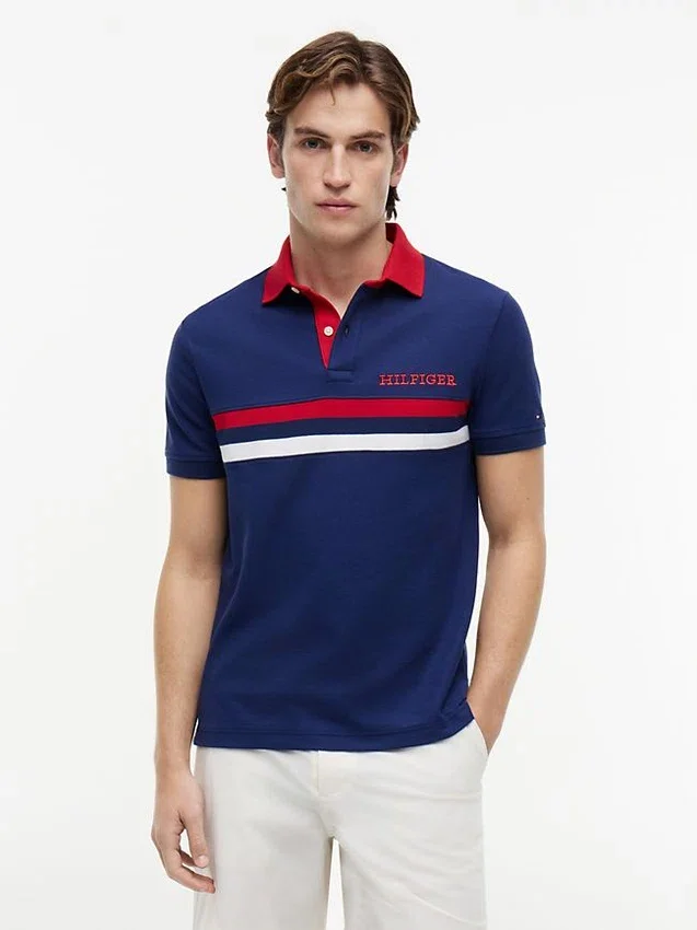 Regular Fit Hilfiger Logo Wicking Polo Regular Fit Hilfiger Logo Wicking Polo