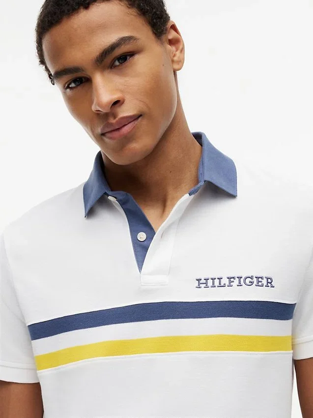 Regular Fit Hilfiger Logo Wicking Polo Regular Fit Hilfiger Logo Wicking Polo