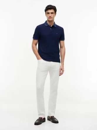 Regular Fit Jacquard Collar Polo