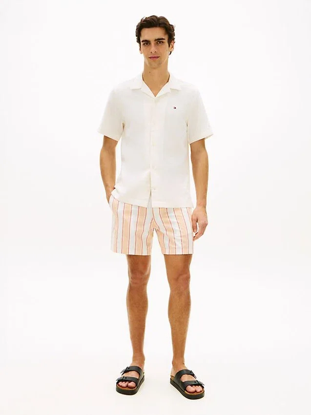 Regular Fit Linen-Blend Camp Shirt Regular Fit Linen-Blend Camp Shirt