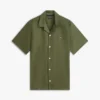 Regular Fit Linen-Blend Camp Shirt Regular Fit Linen-Blend Camp Shirt