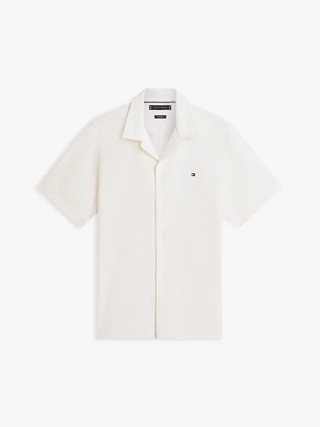 Regular Fit Linen-Blend Camp Shirt Regular Fit Linen-Blend Camp Shirt