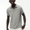 Regular Fit Linen-Blend Pique Polo