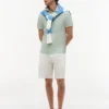 Regular Fit Linen-Blend Pique Polo Regular Fit Linen-Blend Pique Polo