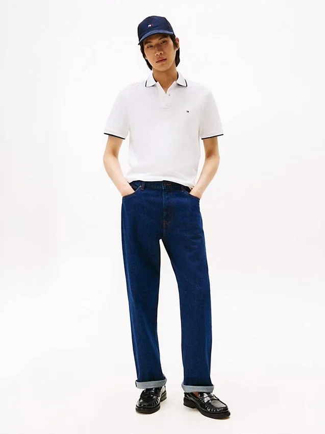 Regular Fit Linen-Blend Pique Polo Regular Fit Linen-Blend Pique Polo