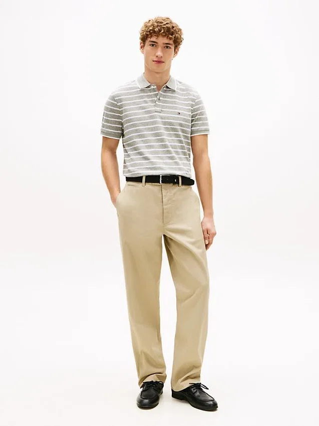 Regular Fit Linen-Blend Pique Polo Regular Fit Linen-Blend Pique Polo