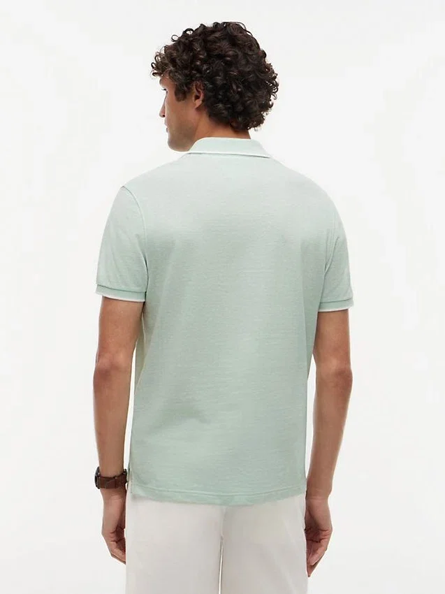 Regular Fit Linen-Blend Pique Polo Regular Fit Linen-Blend Pique Polo