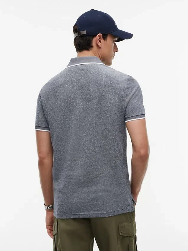 Regular Fit Linen-Blend Pique Polo Regular Fit Linen-Blend Pique Polo