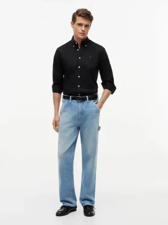 Regular Fit Linen-Blend Shirt