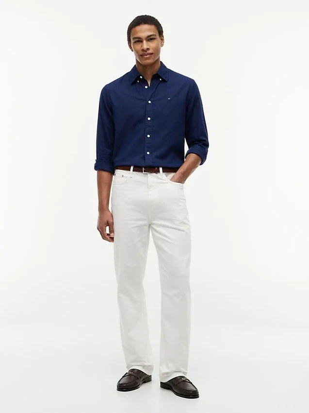 Regular Fit Linen-Blend Shirt Regular Fit Linen-Blend Shirt