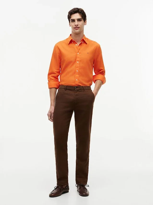 Regular Fit Linen-Blend Shirt Regular Fit Linen-Blend Shirt