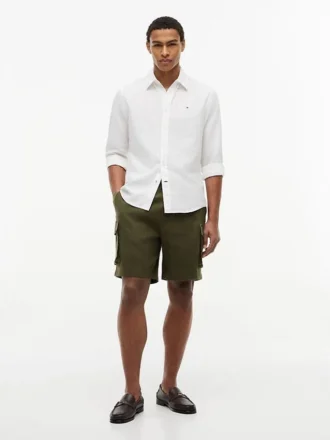 Regular Fit Linen-Blend Shirt