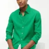 Regular Fit Linen-Blend Shirt Regular Fit Linen-Blend Shirt
