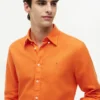 Regular Fit Linen-Blend Shirt Regular Fit Linen-Blend Shirt