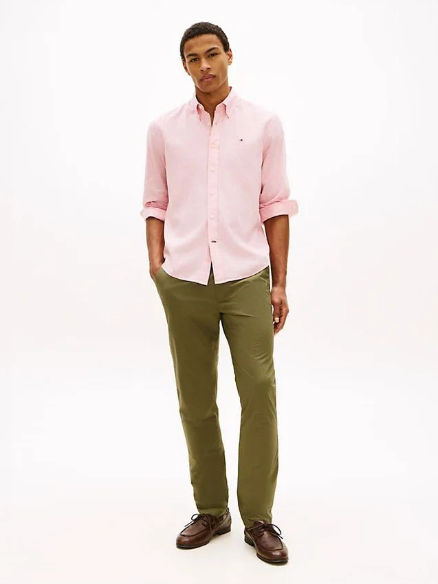 Regular Fit Linen-Blend Shirt Regular Fit Linen-Blend Shirt