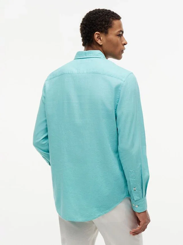 Regular Fit Linen-Blend Shirt Regular Fit Linen-Blend Shirt