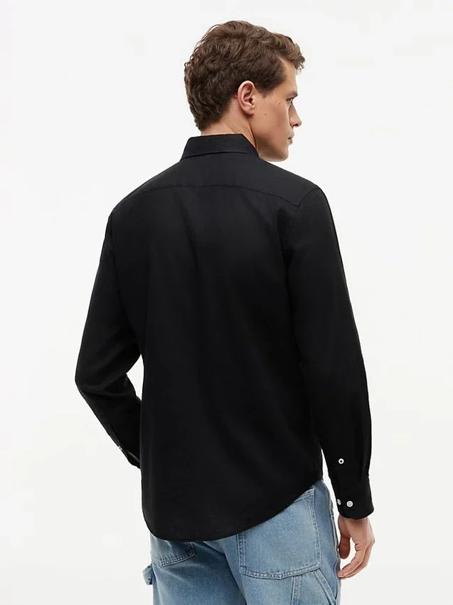 Regular Fit Linen-Blend Shirt Regular Fit Linen-Blend Shirt