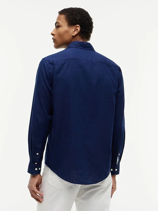 Regular Fit Linen-Blend Shirt Regular Fit Linen-Blend Shirt