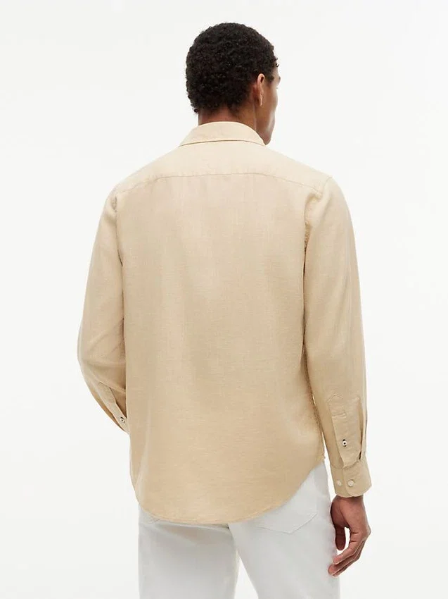 Regular Fit Linen-Blend Shirt Regular Fit Linen-Blend Shirt