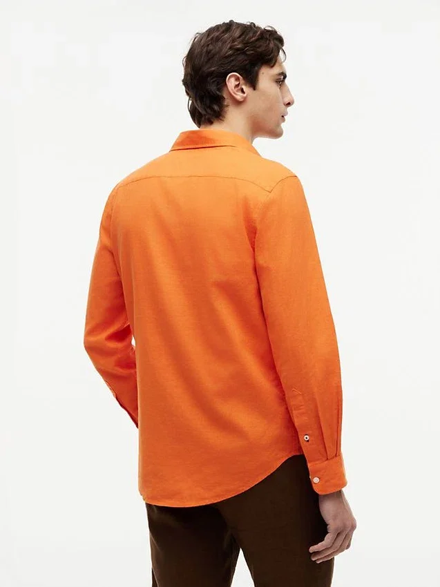 Regular Fit Linen-Blend Shirt Regular Fit Linen-Blend Shirt