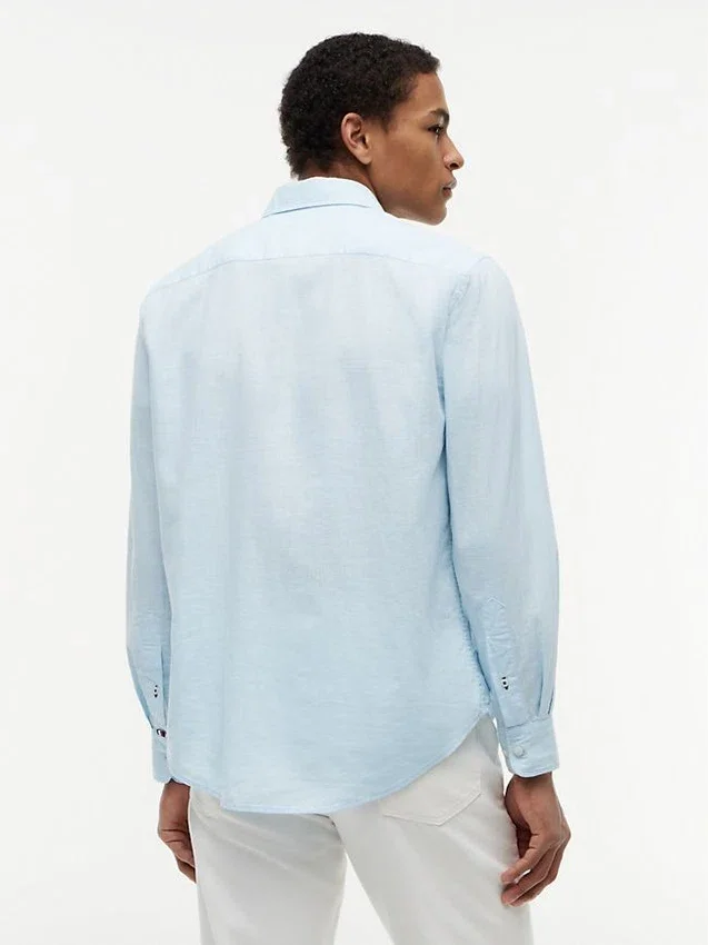Regular Fit Linen-Blend Shirt Regular Fit Linen-Blend Shirt
