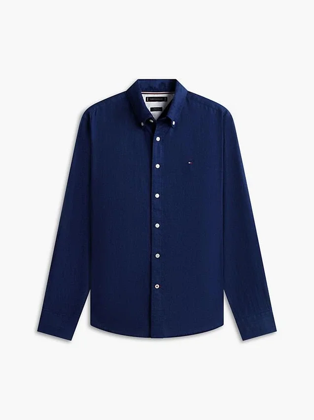 Regular Fit Linen-Blend Shirt Regular Fit Linen-Blend Shirt