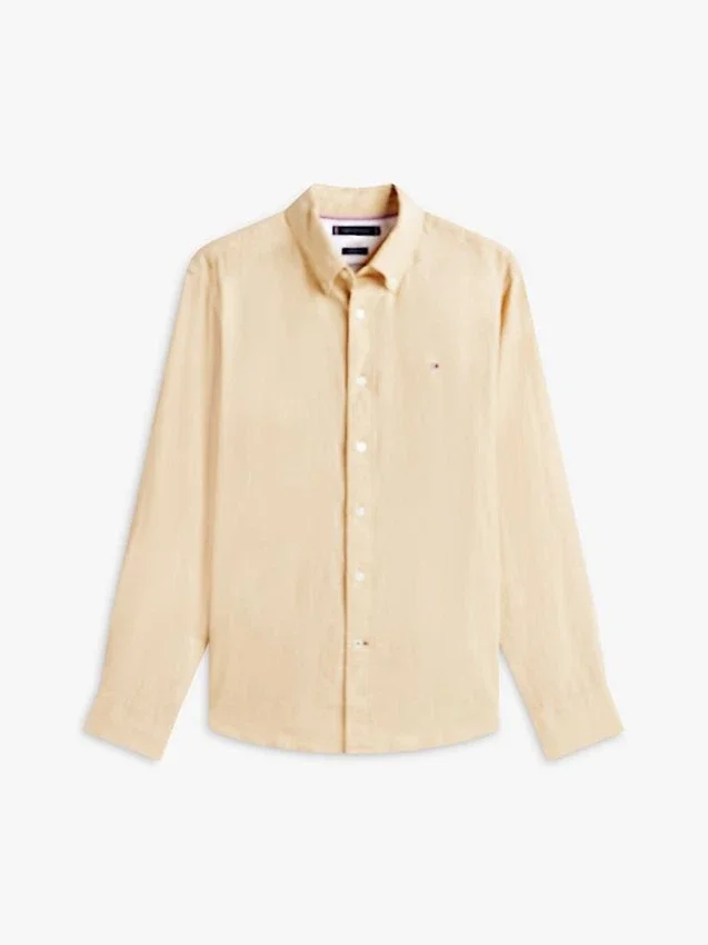 Regular Fit Linen-Blend Shirt Regular Fit Linen-Blend Shirt