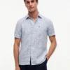 Regular Fit Linen Sailing Print Shirt Regular Fit Linen Sailing Print Shirt