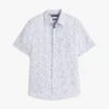 Regular Fit Linen Sailing Print Shirt Regular Fit Linen Sailing Print Shirt