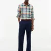 Regular Fit Madras Linen-Blend Shirt Regular Fit Madras Linen-Blend Shirt