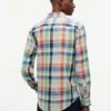 Regular Fit Madras Linen-Blend Shirt Regular Fit Madras Linen-Blend Shirt